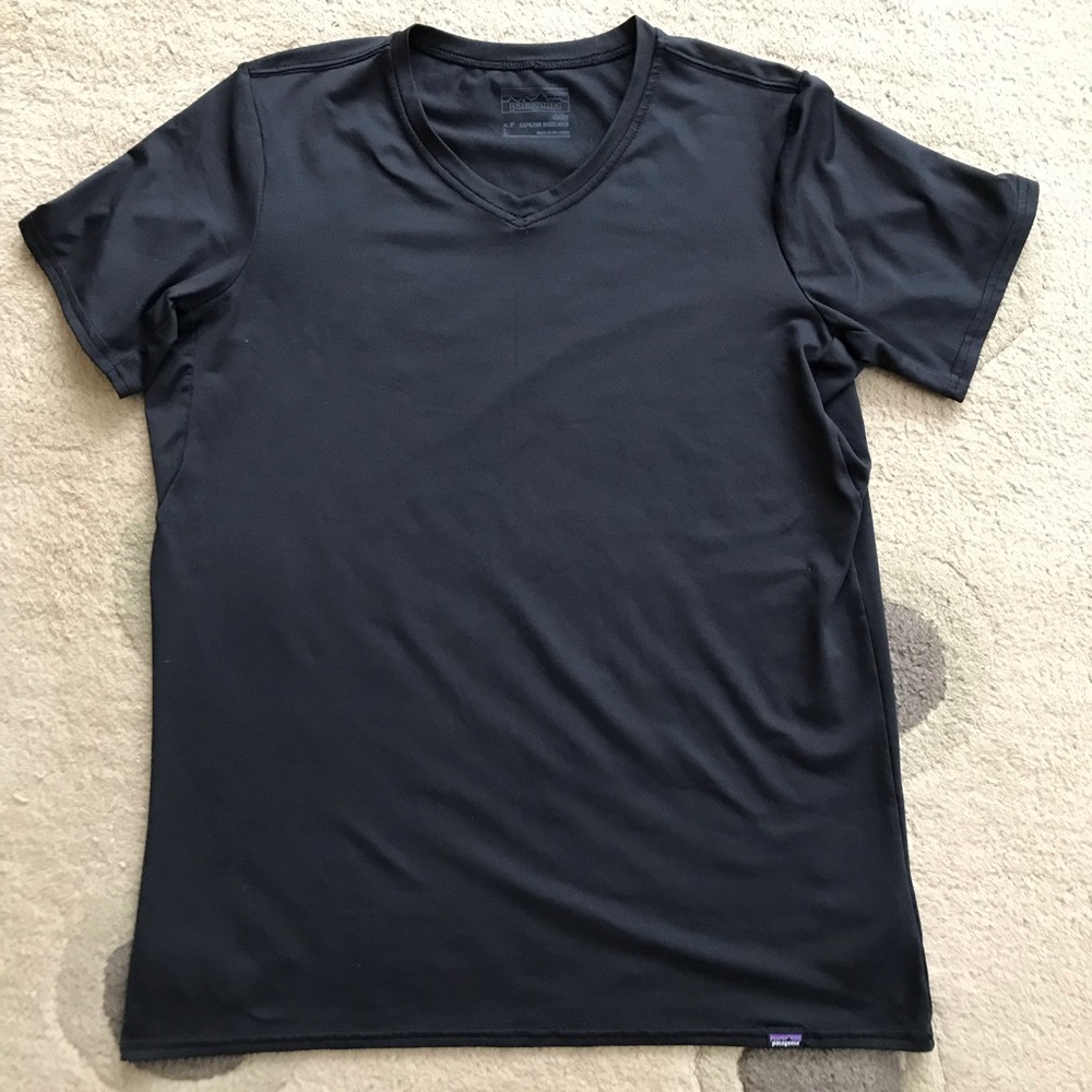 Patagonia Womens Capilene Baselayer Black LRG New